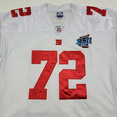 NFL PLAYERS Reebok Superbowl 42 Osi Umenyiora NY Giants Jersey Sz