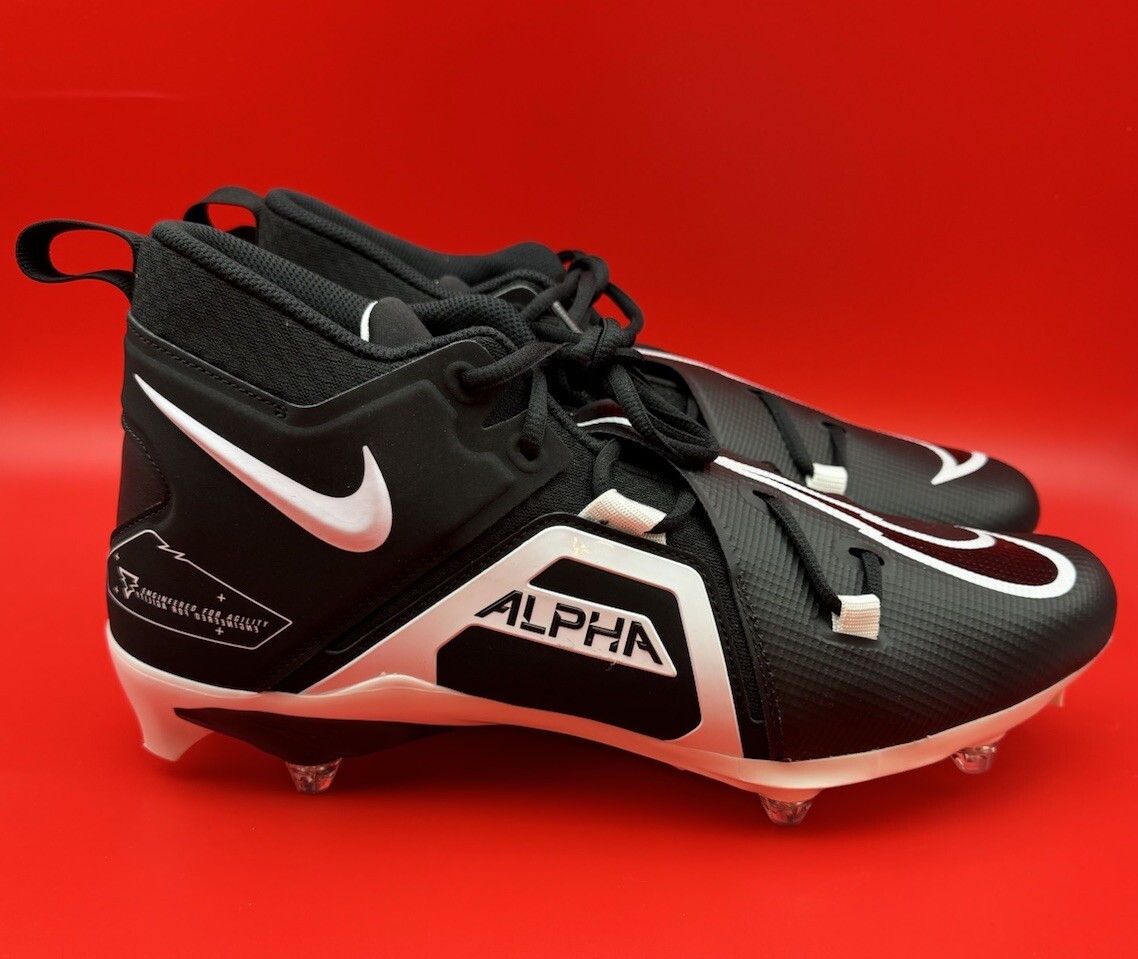 Nike Men's 13 Alpha Menace Pro 3 Mid Detachable Black