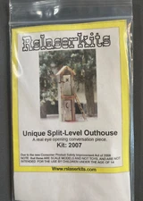 RS Laser Kits HO Scale Split-Level Outhouse Kit #2007