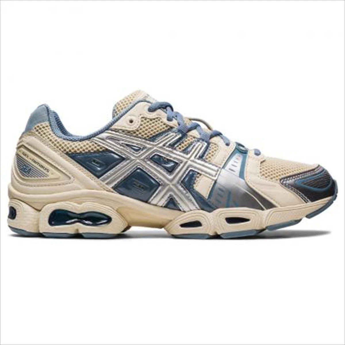 WIND AND SEA ASICS GEL-NIMBUS 9 Cream Pure Silver 1201A801-101 US 8 / 26cm