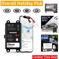 GPS Tracker DB2 - Real-Time Hardwired Tracking Device - 4G Car Tracker for Fleet