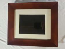 Philips Digital Photo Frame 8 LCD Panel Brown Wood Frame SPF3480T/G7 No Remote