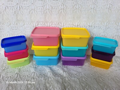   Tupperware NEU 12 Keep Tabs Set. 500 Ml X 6 + 160 Ml X 6