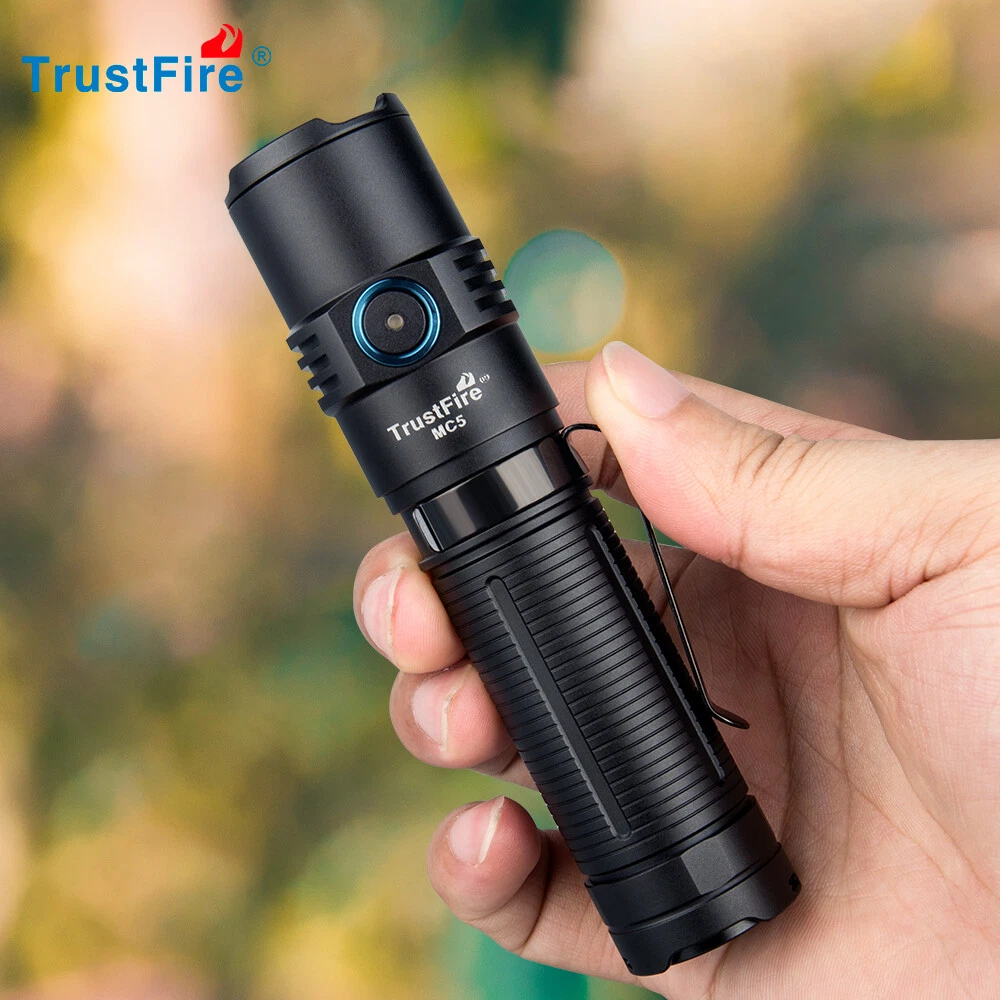 TrustFire MC5 3300 Lumens Portable Magnetic Rechargeable Pocket Led Torch Light