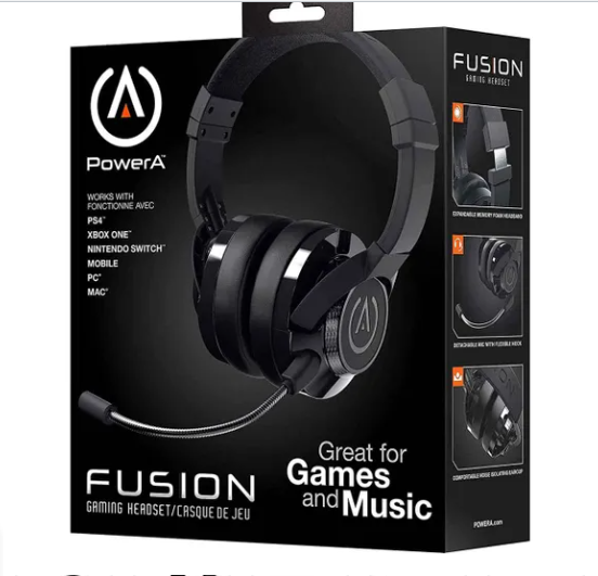 Stereo Headset Powera Fusion Gaming Headset Stores Mic Fusion Xbox