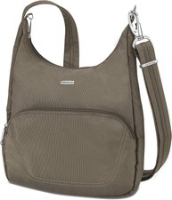 Travelon Anti-theft Classic Essential Messenger Bag, Nutmeg