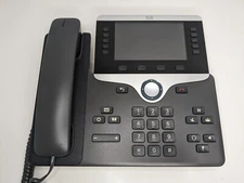 Cisco CP-8841-K9 5 Lines Widescreen LCD VoIP Phone, w/ Base Cleaned & Tested!