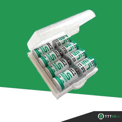 8 x Saft Lithium Batterie 1/2 AA Mignon LS 14250 3,6V 1200mAh mit Box