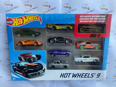 Hotwheels BLACK BUGATTI CHIRON, Hot Wheels 9 Pack. VERY HARD TO