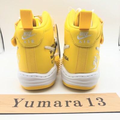 Off-White Nike Air Force 1 Mid SPVarsity Maize DR0500-101 Men's
