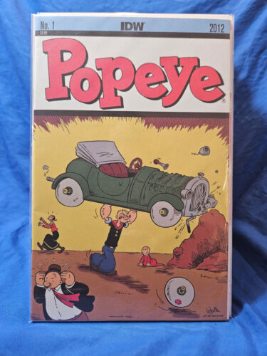Popeye #1 2012 IDW 1st issue Action Comics 1 Homage Wimpy Olive Oyl VF+ - 第 1/1 張圖片