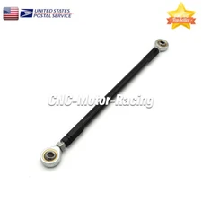 210mm CNC Rearset Footpeg Gear Shift Rod Linkage Heim Joints M6 Black 1pc Racing