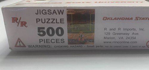 NCAA Oklahoma State University Cowboys 550 piece Jigsaw Puzzle New - Sealed - Picture 9 of 12