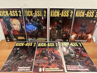 Kick-Ass 2 #1-7 VF complete series - Mark Millar - John Romita Jr - 1st print