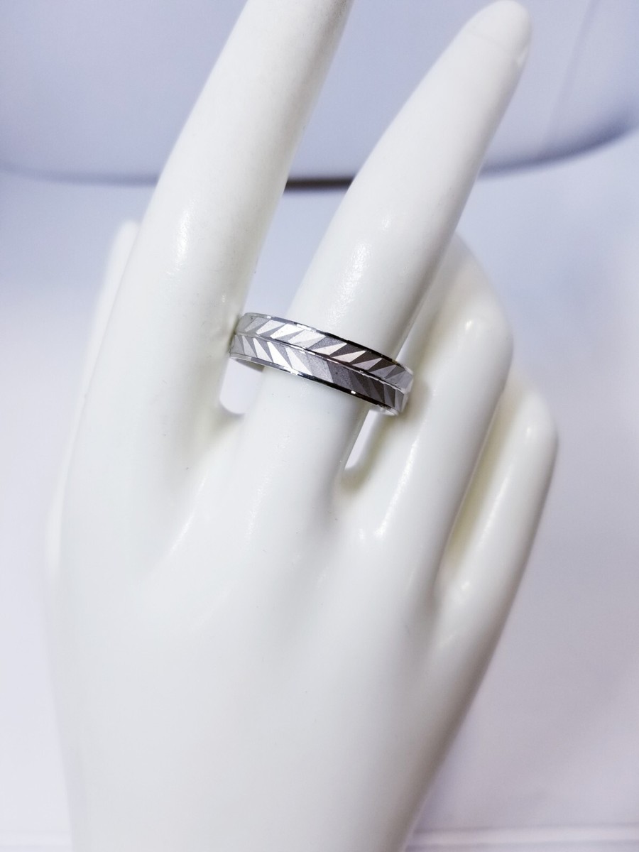 Sterling Silver Etched 6mm Band Ring Sz 12 - 4.7g | eBay Sterling Silver Etched 6mm Band Ring Sz 12 - 4.7g | eBay