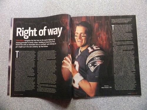 L#942 2004 Sporting News magazine- Tom Brady, New England Patriots, EX-MT - Picture 2 of 3
