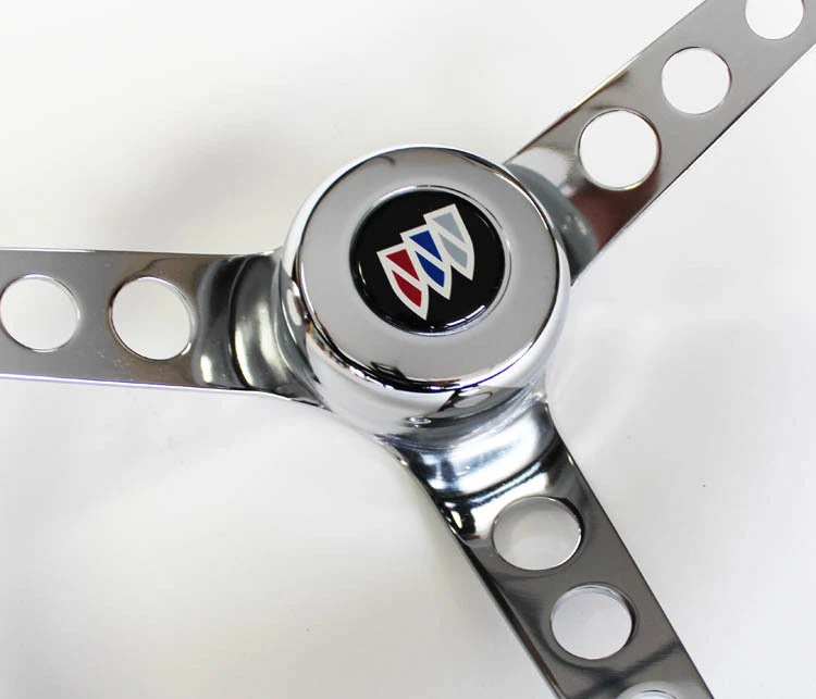 New! 1964-1966 Buick Skylark Gran Sport GRANT Black Steering Wheel 13.5" - Image 2 of 4