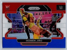 2022 Panini Prizm WWE #81 Ikemen Jiro Red, White and Blue