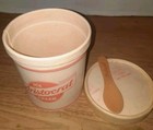 ARISTOCRAT Ice Cream Sealright Pint Container W/Wooden Spoon Fulton NY 1940s NOS — photo 10