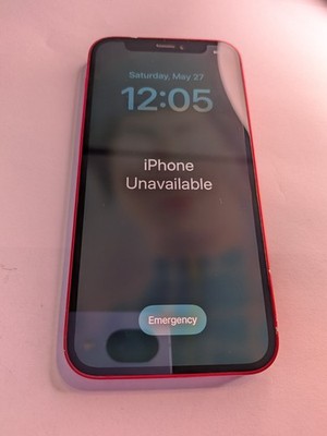 Apple iPhone 12 Mini 128GB RED AT&T **CANNOT ACTIVATE** IC   **READ DESCRIPTION