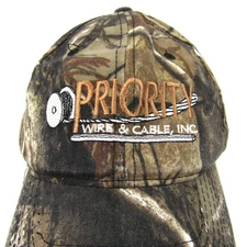 Priority Wire & Cable, Inc Realtree Camouflage Men's Adjustable Strap Back Cap