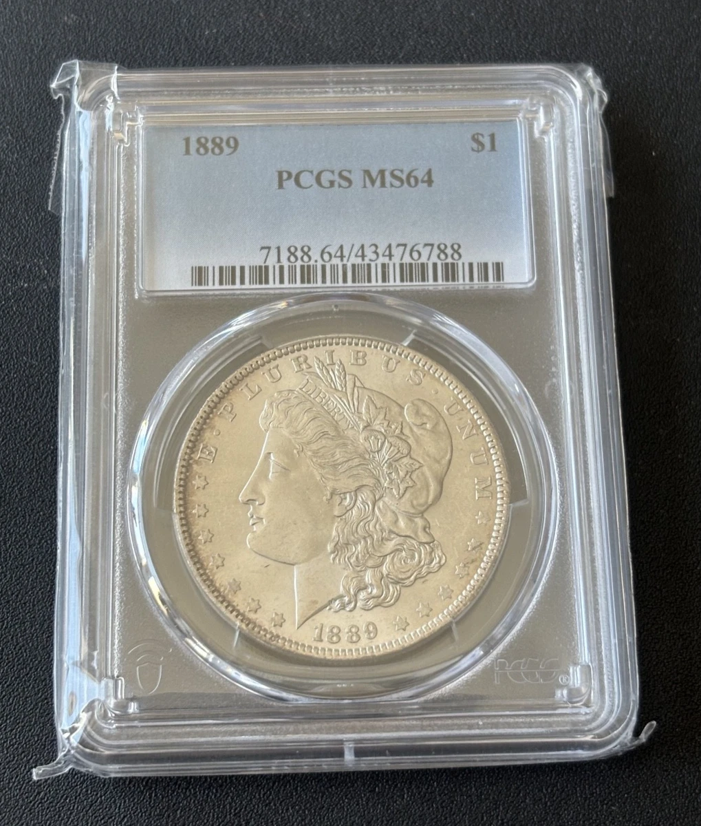MS 64 Graded 1889 Year Morgan US Dollars (1878-1921) for sale | eBay