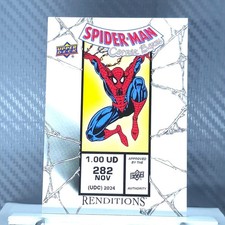 2024 UD Marvel Renditions SPIDER-MAN CORNER BOX #CB-26