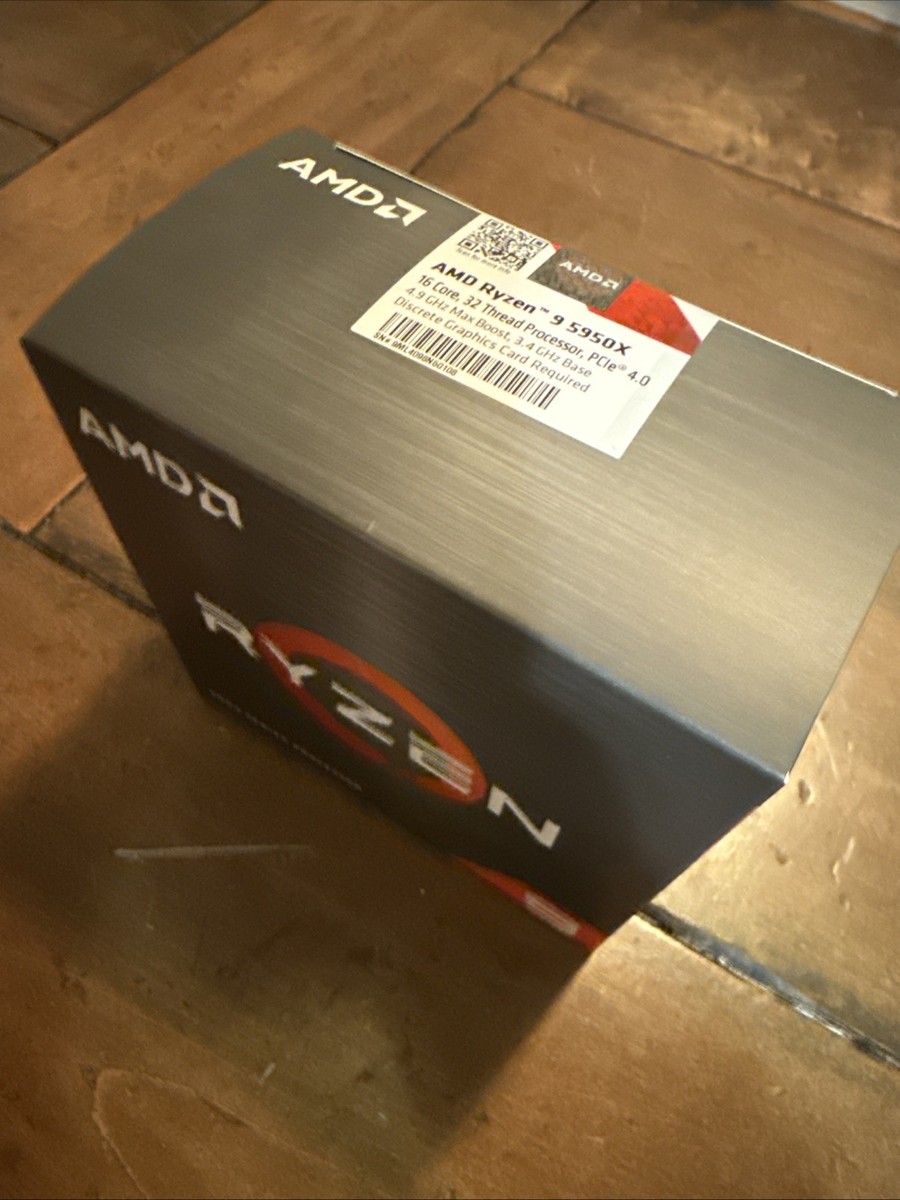 AMD Ryzen 9 5950X BOX CPU PCパーツ 16コア 32スレッド 未使用