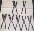 Vintage Golden Supreme USA Stovetop Curling Irons Plus 2 Others (7 Total)