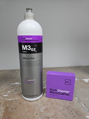 Koch Chemie Micro Cut M3.02 1L + FREE 3'' MATCHING PAD !!!