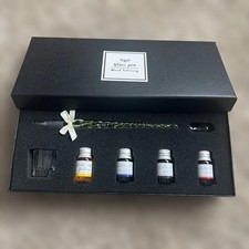 glass pen set with 4 inks 19b4ed