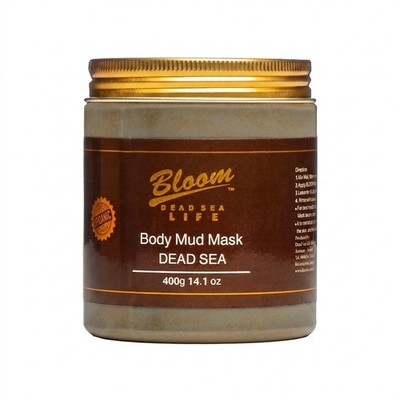 Bloom Dead Sea Body Mud Mask 400g Organic Mineral Skin Detox Jordan Spa بحر ميت