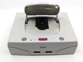 Sega Saturn White Console HST-3220 NTSC-J Japan Tested w/ Controller & Cables