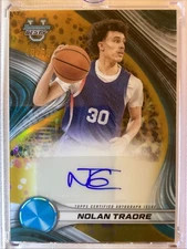 2024-25 Bowman's Best U Nolan Traore Auto Gold Refractor /50