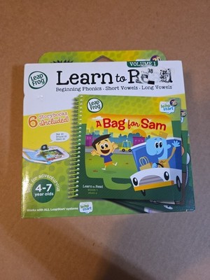 Leap Frog Learn To Read Volume 1 Beginning Phonics Vowels 6 Storybooks 4-7 Years