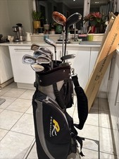 Mixed bag Golf club set for right handed male players. See description