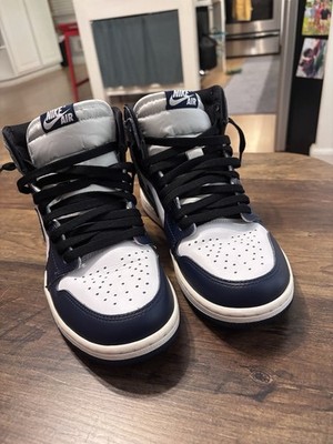 Nike Air Jordan 1 High 8.5 Mens Midnight Navy