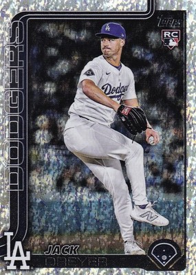 JACK DREYER TOPPS UPDATE ROOKIE HOLO FOIL RC DODGERS #US-77 2025 25