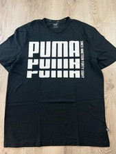 Men?s xl puma black short sleeved printed T-shirt top tee
