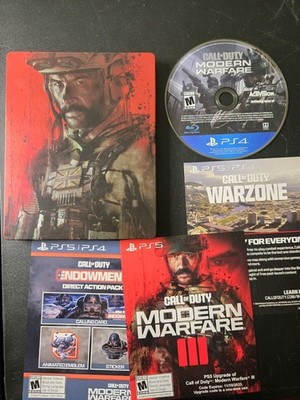 Call of Duty Modern Warfare 3 MW3 Steelbook Only No Game PS5 Xbox One