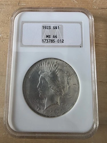 1923 Peace Dollar NGC MS-64