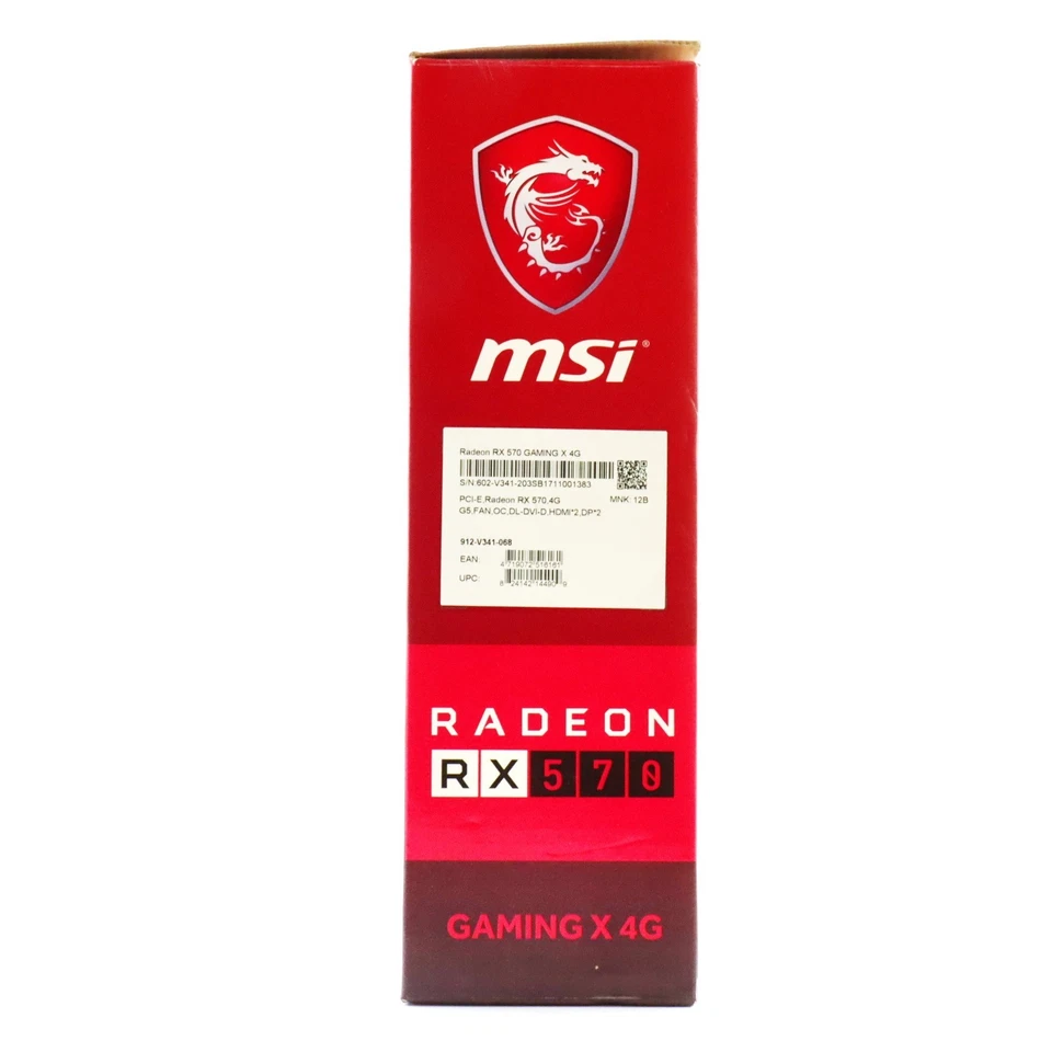 MSI Radeon RX 570 GAMING X 4G Graphics Video Card RX570 R570GX4 - NEW - Image 3 of 4