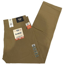New Dockers Mens Go Jean Cut Straight Fit Pants 38X32 Khaki Performance Stretch