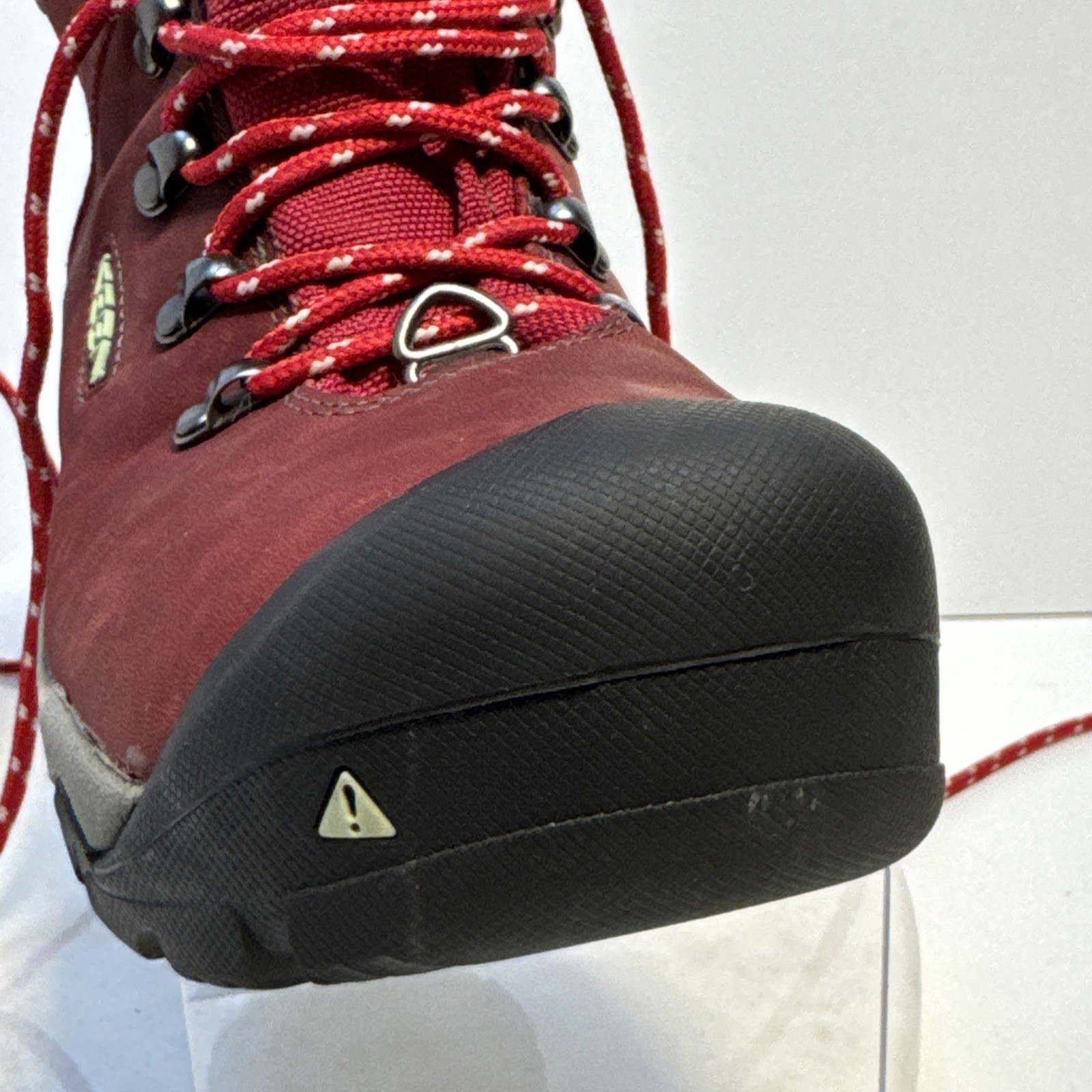 Scarpe stivali alti Keen donna ROSSO outdoor escursionismo impermeabili pelle taglia 11