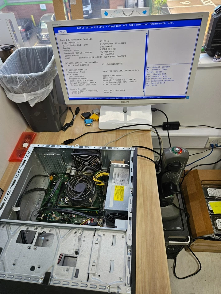 Fujitsu Esprimo P420 - i5-4430 - 8GB Ram - 500GB HD - No OS - PSU Faulty - Image 4 of 4