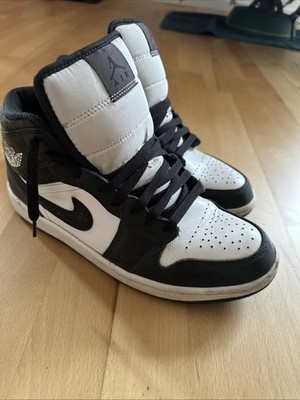 Jordan 1 Mid SE Black And White Mit Elephant Print Gr.42.5