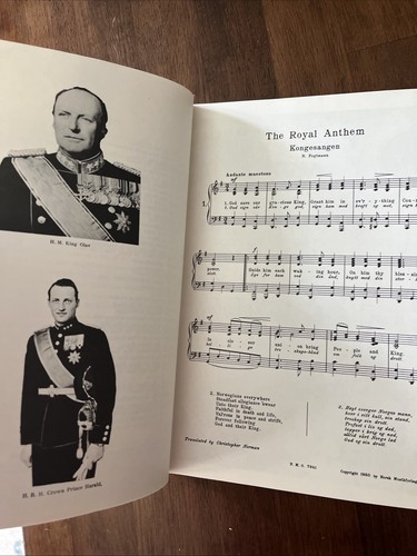 “Norway Sings” By Norge Synger Music Book Norwegian Folk Music Vintage 1950’s - Picture 6 of 6