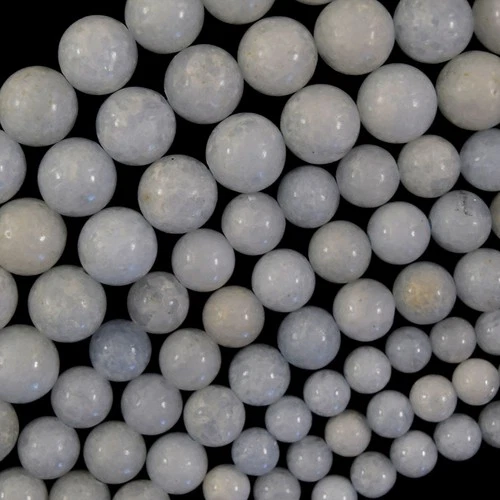 AA Natural Light Blue Chatoyant Celestite Round Beads 15.5" Strand 6mm 8mm 10mm
