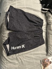 Men's Hurley Size S Heather Gray Swimwear Boardshorts Swim Trunks