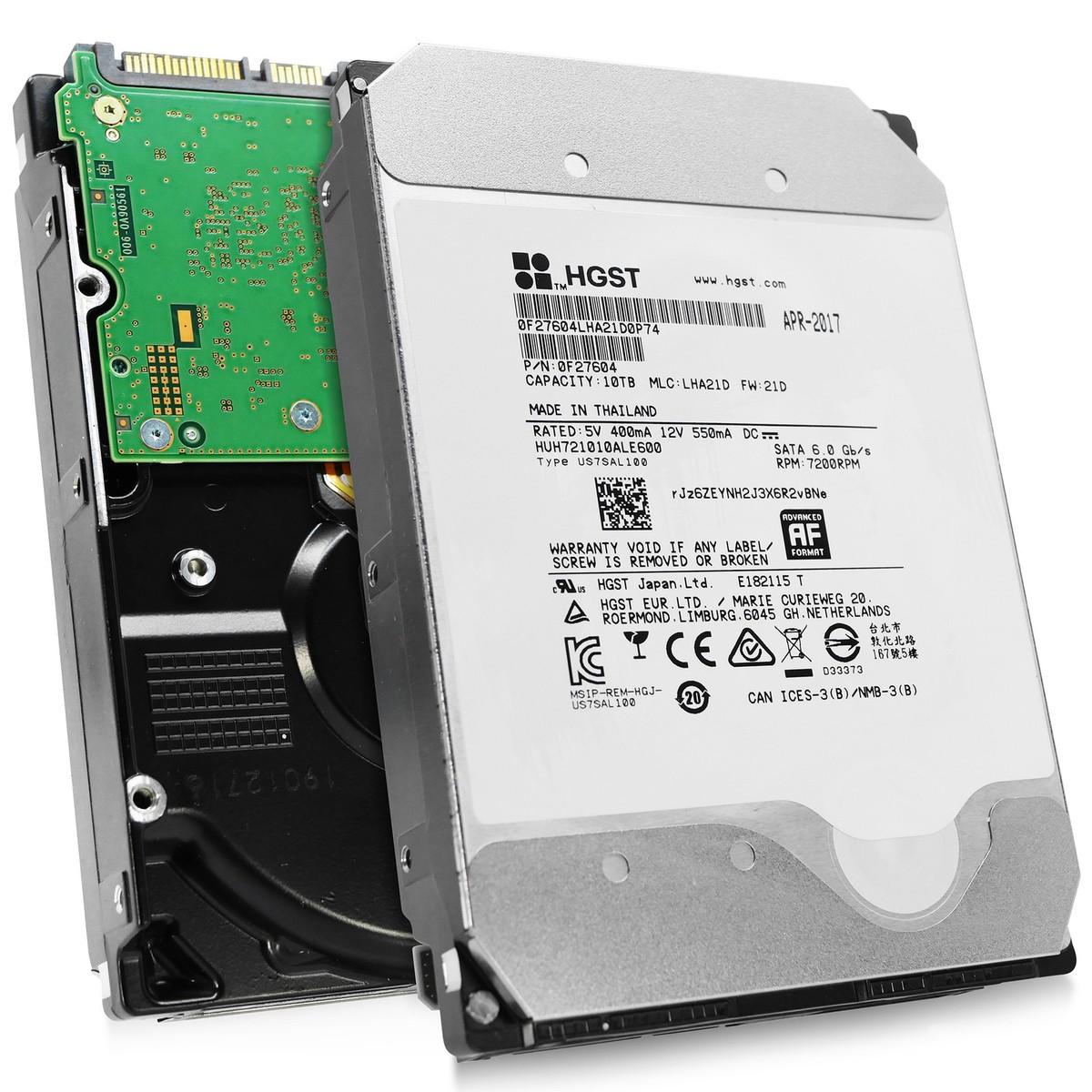 Western Digital　DC HC510 10GB HDD WD Ultrastar DC HC510 10TB HUH721010ALE600-0F27604 7.2K RPM SATA